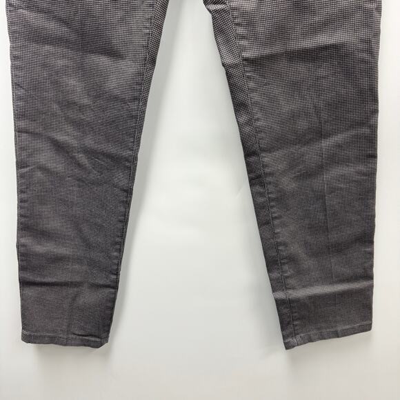 Bevy Flog Drawstring Gray Windowpane Pants Sz 30 - Picture 5 of 11